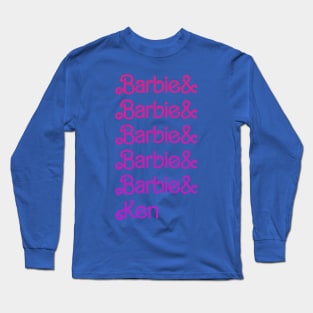 Barbie & Barbie & Barbie & Barbie & Barbie & Ken Long Sleeve T-Shirt